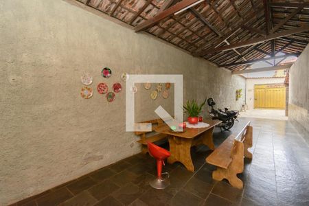 Garagem e Espaço Gourmet de casa à venda com 4 quartos, 250m² em Miramar (barreiro), Belo Horizonte