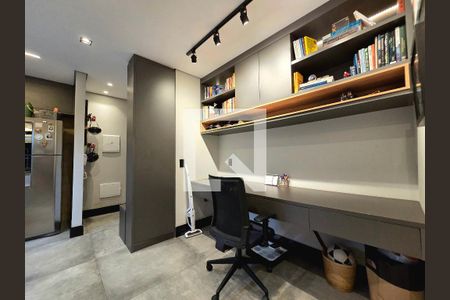 Sala de apartamento para alugar com 1 quarto, 65m² em Indianópolis, São Paulo