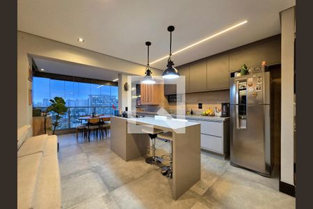 Sala de apartamento para alugar com 1 quarto, 65m² em Indianópolis, São Paulo