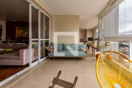 Varanda da Sala  de apartamento à venda com 3 quartos, 234m² em Itaim Bibi, São Paulo
