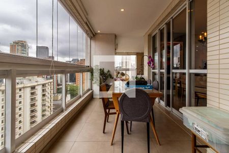 Varanda da Sala  de apartamento à venda com 3 quartos, 234m² em Itaim Bibi, São Paulo