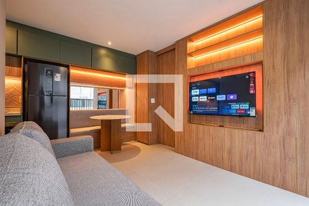 Sala/Cozinha de apartamento para alugar com 1 quarto, 37m² em Pinheiros, São Paulo