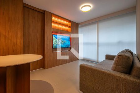 Sala/Cozinha de apartamento para alugar com 1 quarto, 37m² em Pinheiros, São Paulo