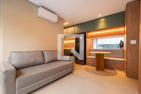 Sala/Cozinha de apartamento para alugar com 1 quarto, 37m² em Pinheiros, São Paulo
