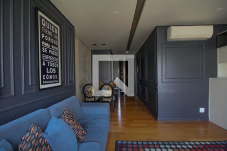 Sala de apartamento para alugar com 2 quartos, 70m² em Panamby, São Paulo