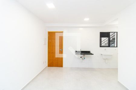 Sala/Cozinha de apartamento à venda com 1 quarto, 33m² em Vila Nova Carolina, São Paulo