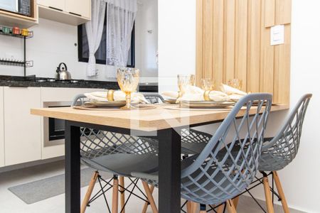 Sala/Cozinha de apartamento à venda com 1 quarto, 30m² em Vila Nova Carolina, São Paulo