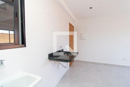 Sala/Cozinha de apartamento à venda com 1 quarto, 30m² em Vila Nova Carolina, São Paulo