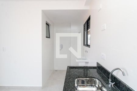 Sala/Cozinha de apartamento à venda com 1 quarto, 30m² em Vila Nova Carolina, São Paulo