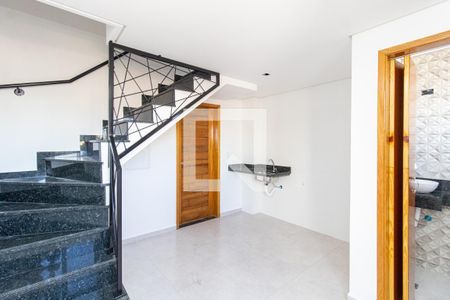 Sala/Cozinha de apartamento à venda com 1 quarto, 55m² em Vila Nova Carolina, São Paulo