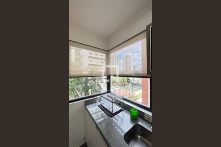 Cozinha de apartamento para alugar com 1 quarto, 97m² em Jardim, Santo André