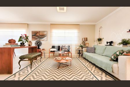 Sala de casa de condomínio à venda com 4 quartos, 230m² em Loteamento Caminhos de San Conrado (sousas), Campinas