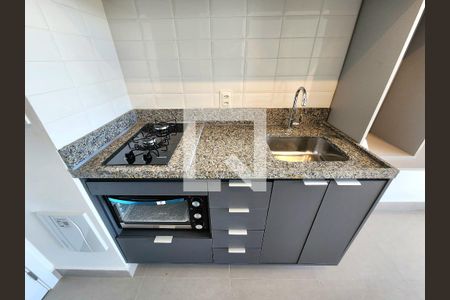 Sala/Cozinha de apartamento para alugar com 1 quarto, 30m² em Moema, São Paulo