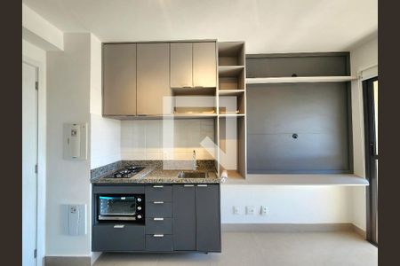 Sala/Cozinha de apartamento para alugar com 1 quarto, 30m² em Moema, São Paulo