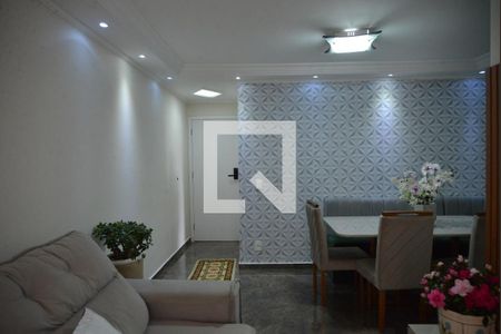 Sala de apartamento à venda com 3 quartos, 70m² em Vila Bela Vista, Santo André