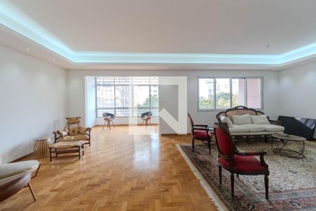 Sala de apartamento para alugar com 3 quartos, 266m² em República, São Paulo