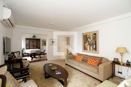 Sala de Estar de apartamento à venda com 2 quartos, 110m² em Alto de Pinheiros, São Paulo