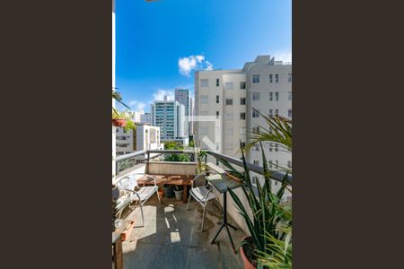 Varanda da Sala de apartamento à venda com 3 quartos, 176m² em Buritis, Belo Horizonte