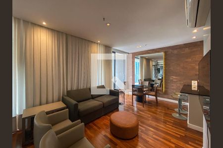 Sala de apartamento à venda com 1 quarto, 65m² em Vila Olímpia, São Paulo