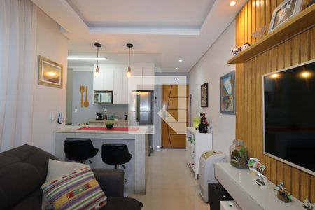 Sala de apartamento à venda com 2 quartos, 106m² em Vila Príncipe de Gales, Santo André