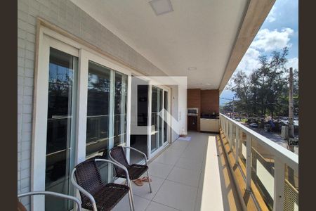 Varanda da Sala de apartamento à venda com 3 quartos, 174m² em Recreio dos Bandeirantes, Rio de Janeiro