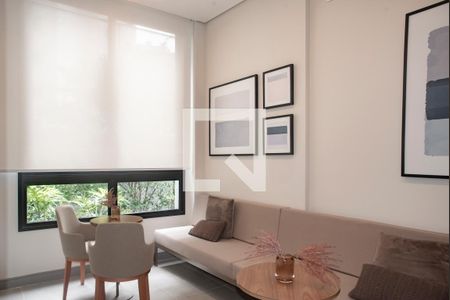 Área comum - Salão de festas de kitnet/studio à venda com 1 quarto, 60m² em Chácara Inglesa, São Paulo