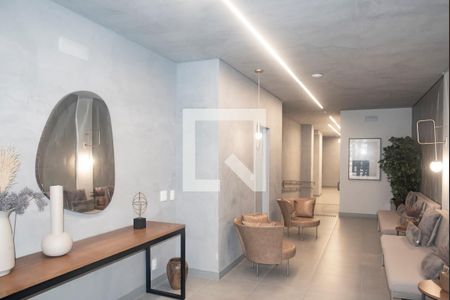 Hall social de kitnet/studio à venda com 1 quarto, 60m² em Chácara Inglesa, São Paulo