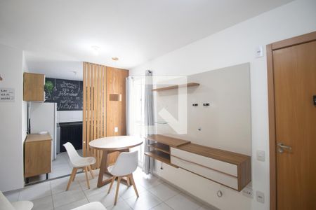 Sala de apartamento para alugar com 1 quarto, 40m² em Vila Lage, São Gonçalo
