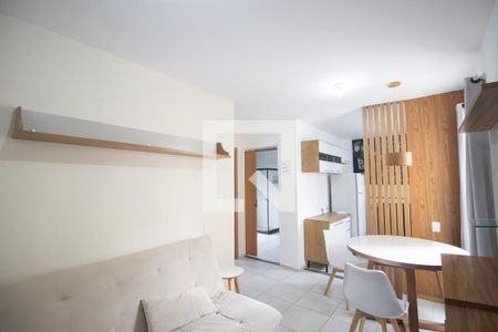 Sala de apartamento para alugar com 1 quarto, 40m² em Vila Lage, São Gonçalo