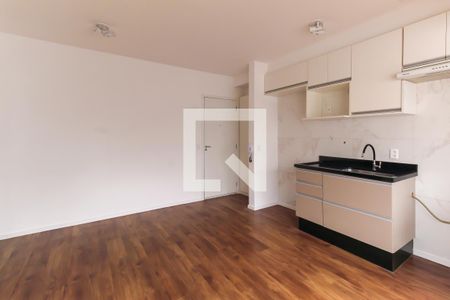 Sala/Cozinha de apartamento para alugar com 1 quarto, 38m² em Belenzinho, São Paulo