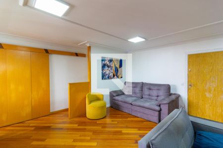 Sala de Estar de apartamento à venda com 4 quartos, 139m² em Brooklin, São Paulo