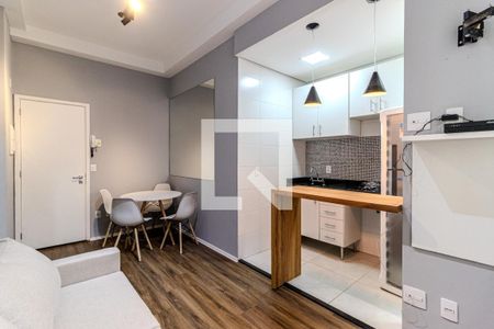 Sala de apartamento para alugar com 1 quarto, 30m² em Santa Cecilia, São Paulo