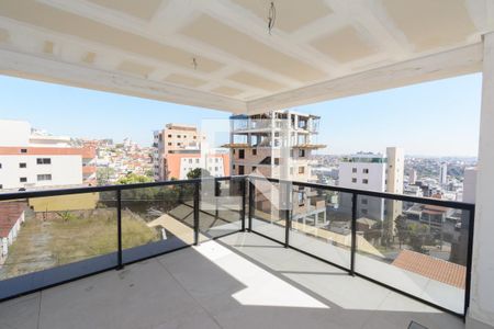 Varanda da Sala de apartamento à venda com 4 quartos, 155m² em Barreiro, Belo Horizonte