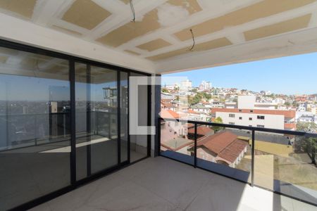 Varanda da Sala de apartamento à venda com 3 quartos, 155m² em Barreiro, Belo Horizonte