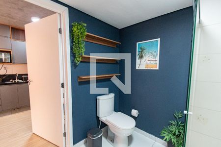 Banheiro de kitnet/studio à venda com 1 quarto, 33m² em Vila Mariana, São Paulo