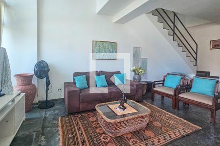 Sala de apartamento para alugar com 3 quartos, 210m² em Jardim Praiano, Guarujá