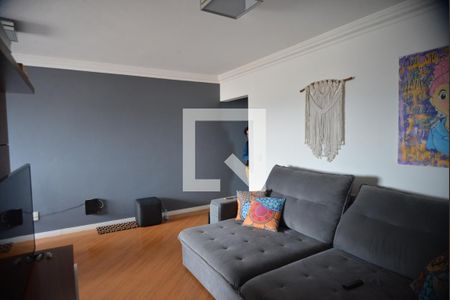 Sala de apartamento à venda com 3 quartos, 75m² em Vila Apiai, Santo André