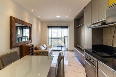 Sala de apartamento para alugar com 1 quarto, 38m² em Campos Elíseos, São Paulo