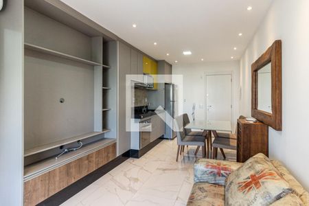 Sala de apartamento para alugar com 1 quarto, 38m² em Campos Elíseos, São Paulo