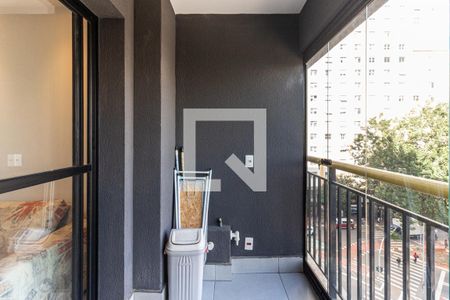 Varanda da Sala de apartamento para alugar com 1 quarto, 38m² em Campos Elíseos, São Paulo