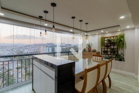 Varanda da Sala de apartamento à venda com 3 quartos, 122m² em Picanço, Guarulhos