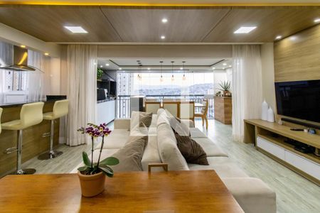 Sala de apartamento à venda com 3 quartos, 122m² em Picanço, Guarulhos