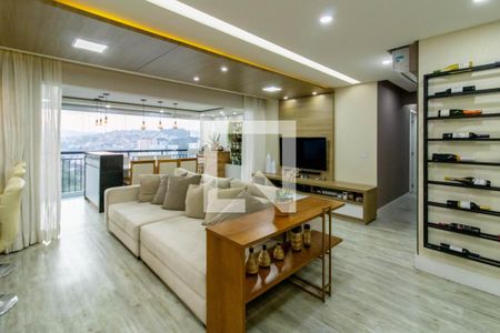 Sala de apartamento à venda com 3 quartos, 122m² em Picanço, Guarulhos