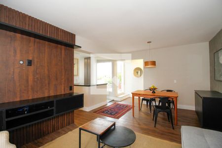 Sala de Estar e Jantar de apartamento para alugar com 2 quartos, 84m² em Jardim Paulista, São Paulo