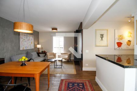 Sala de Estar e Jantar de apartamento para alugar com 2 quartos, 84m² em Jardim Paulista, São Paulo