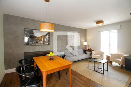 Sala de Estar e Jantar de apartamento para alugar com 2 quartos, 84m² em Jardim Paulista, São Paulo