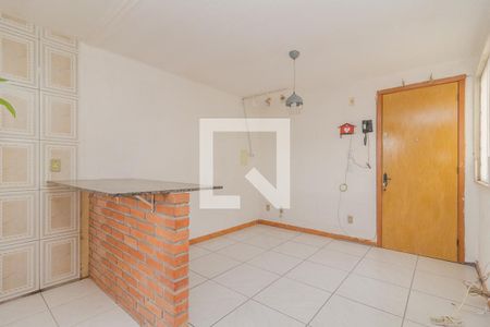 Sala/Cozinha de apartamento à venda com 2 quartos, 38m² em Cavalhada, Porto Alegre