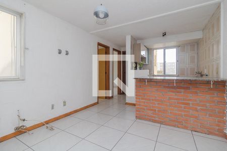 Sala/Cozinha de apartamento à venda com 2 quartos, 38m² em Cavalhada, Porto Alegre