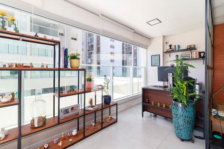 Sala de apartamento à venda com 2 quartos, 142m² em Jardim Caravelas, São Paulo