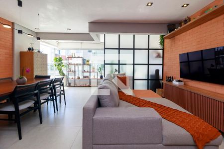 Sala de apartamento à venda com 2 quartos, 142m² em Jardim Caravelas, São Paulo